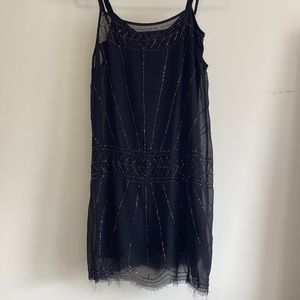Free People Beaded Mini Dress